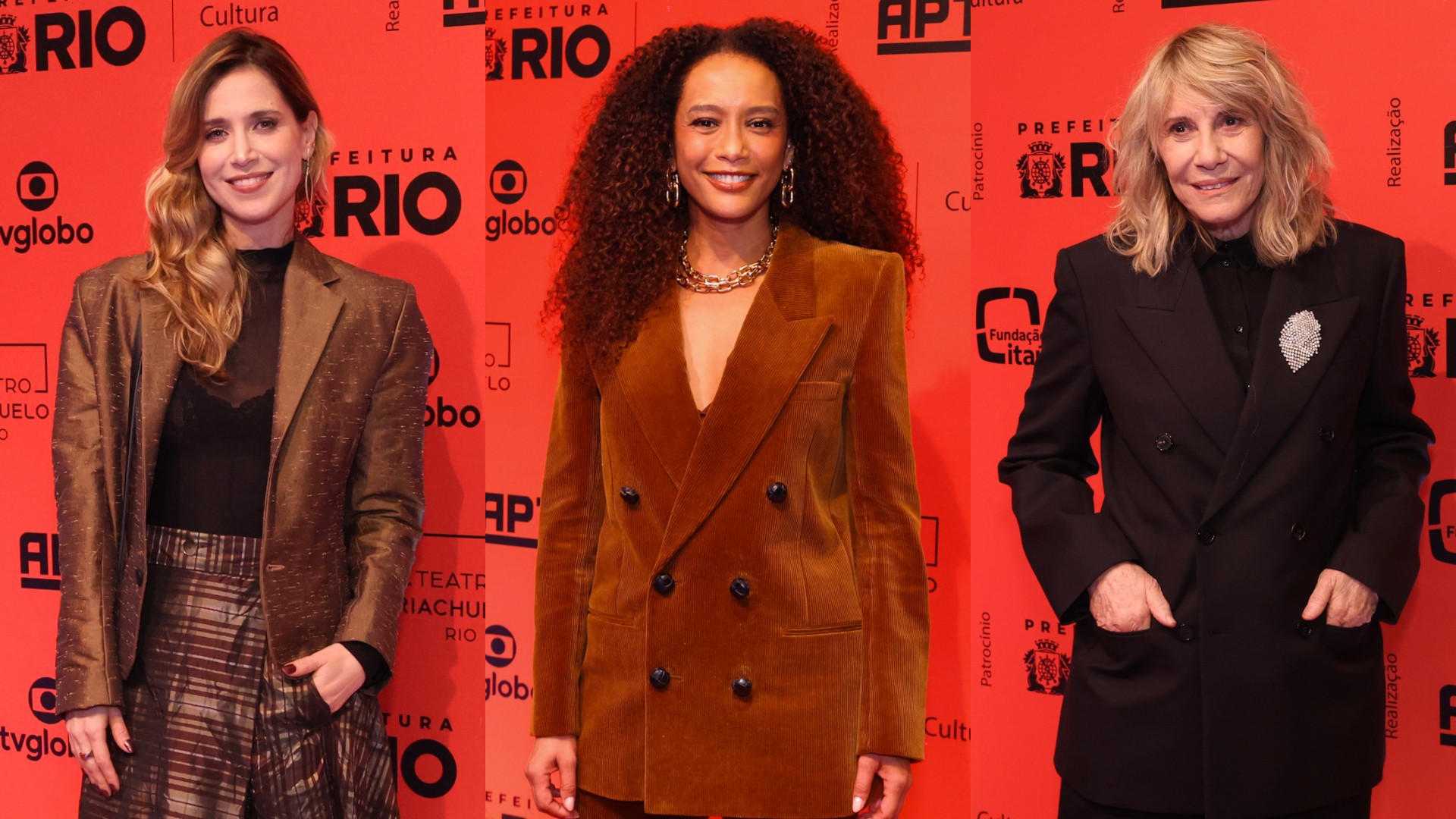 Taís Araujo, Renata Sorrah e mais marcam presença na 20ª edição do Prêmio APTR de Teatro