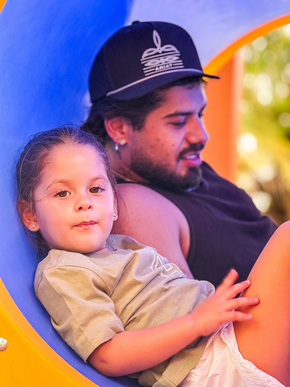 Maria Flor e Zé Felipe — Foto: Reprodução do Instagram