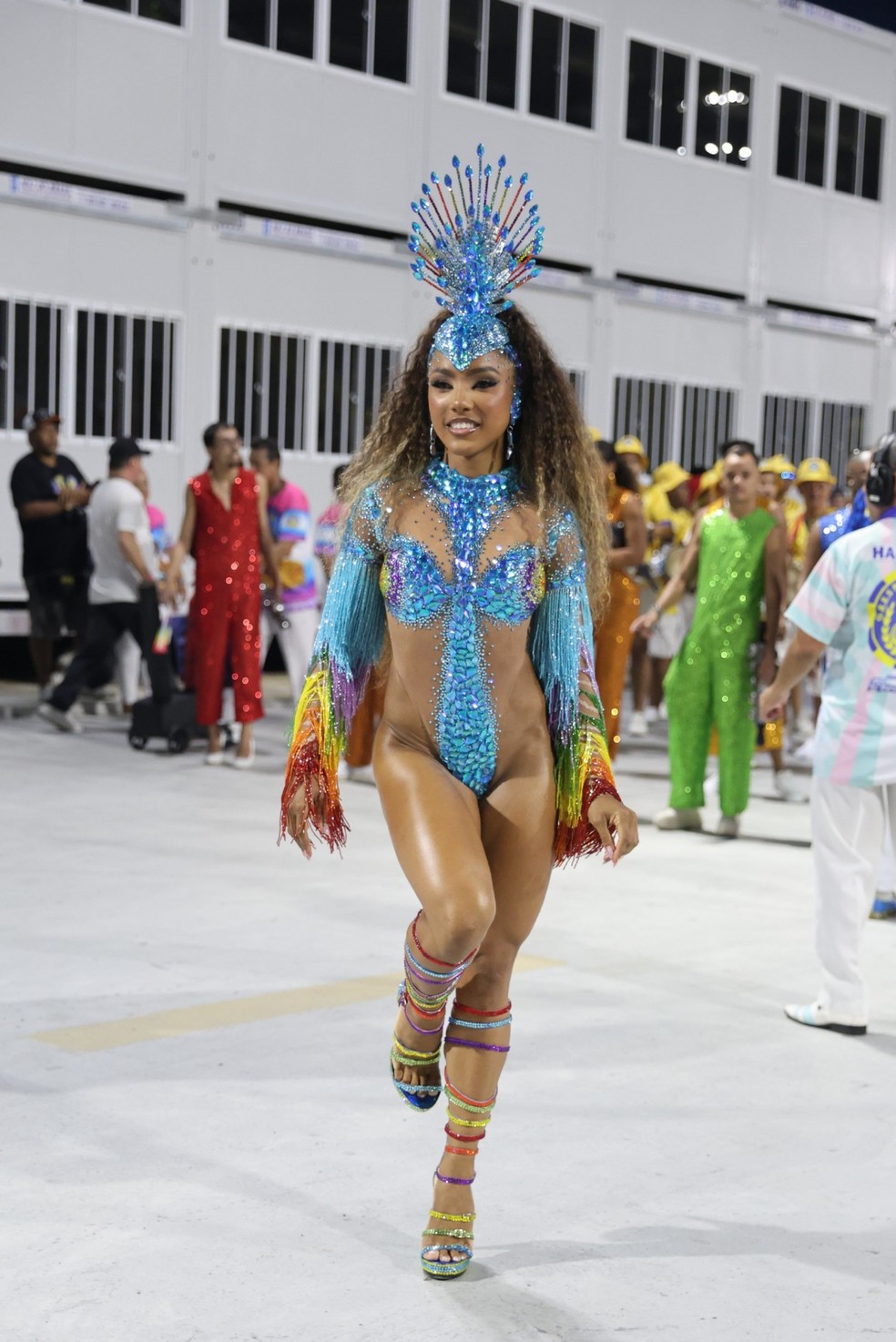 Mayara Lima, rainha de bateria da Paraíso do Tuiuti — Foto: Daniel Pinheiro/BrazilNews