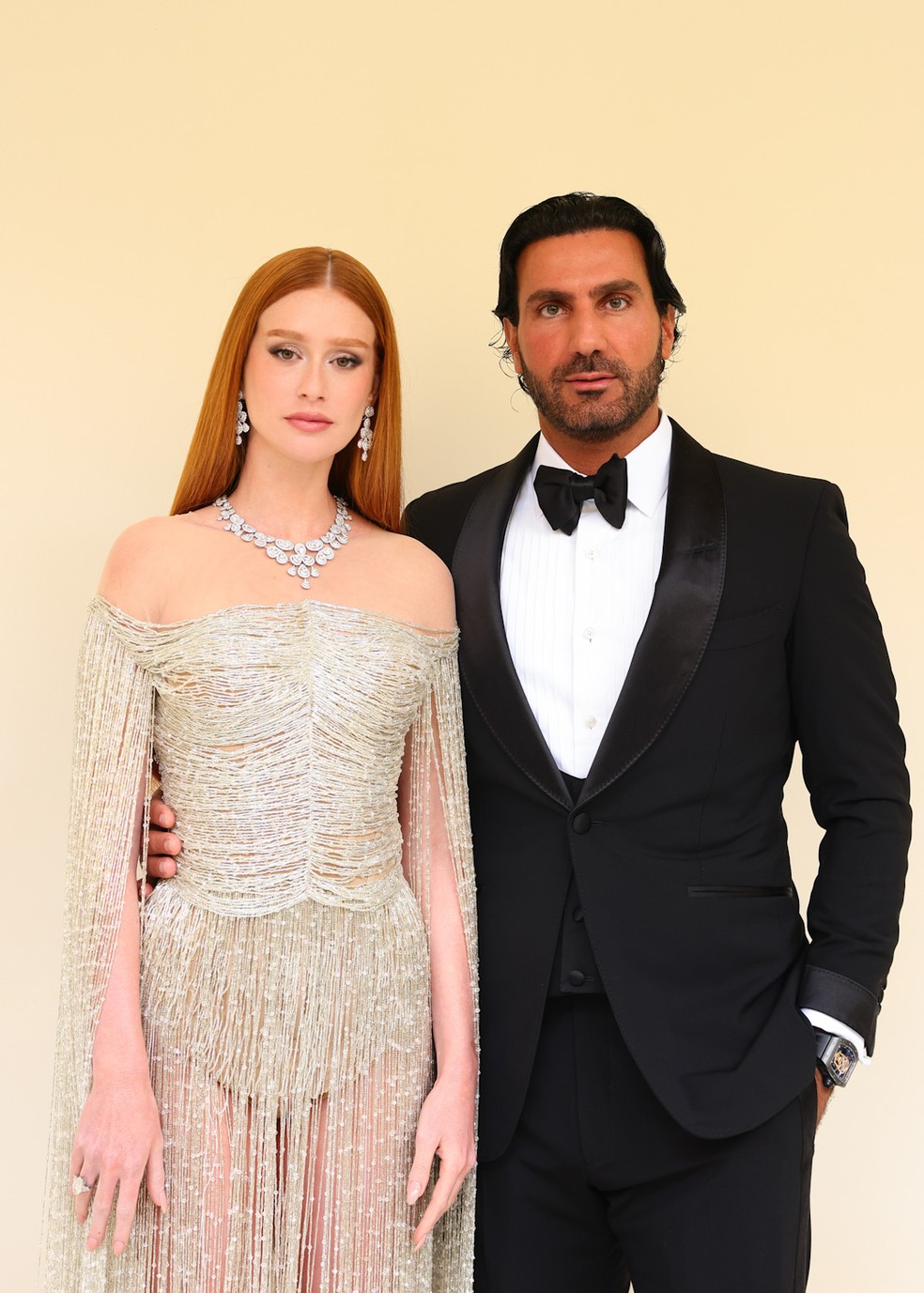 Mariana Ruy Barbosa e Abdul Fares — Foto: Brazil News/Manuela Scarpa