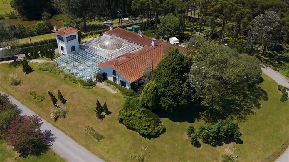 A casa de festa onde acontece o casamento de Bárbara Heck e Rick Maia — Foto: Reprodução Instagram