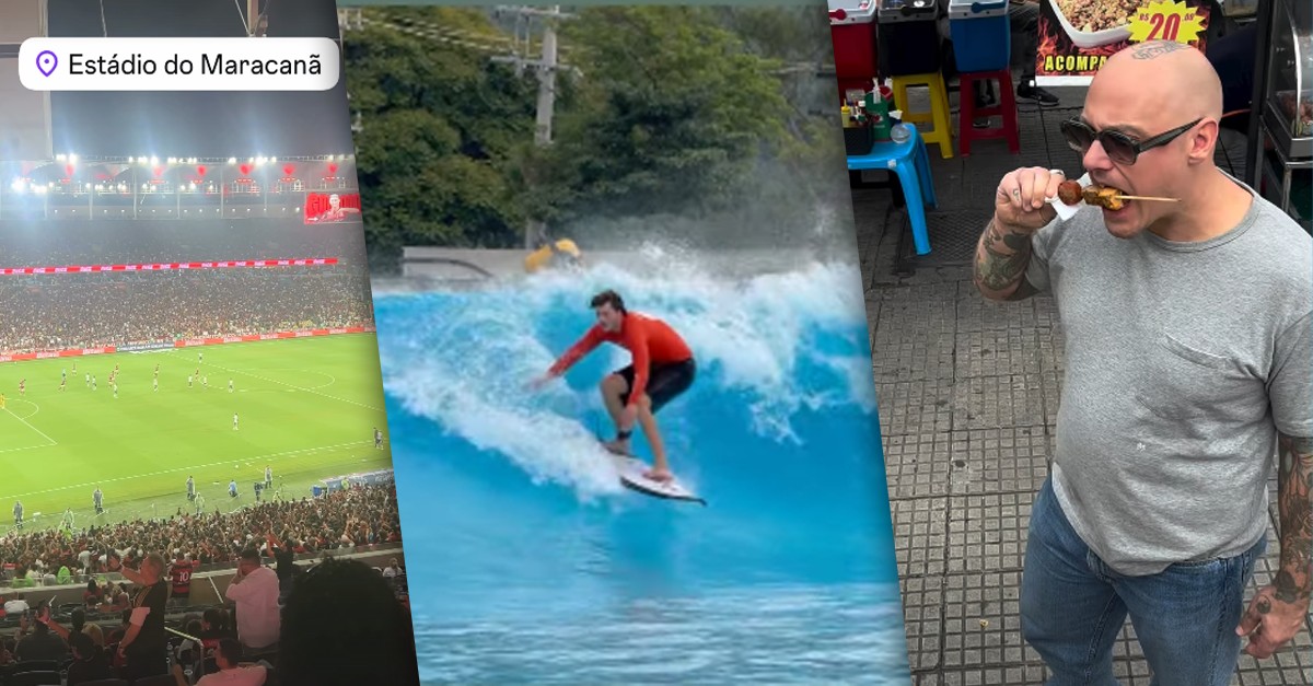 Jogo do Flamengo, churrasco e praia artificial: atrações do Lollapalooza curtem o Brasil antes dos shows