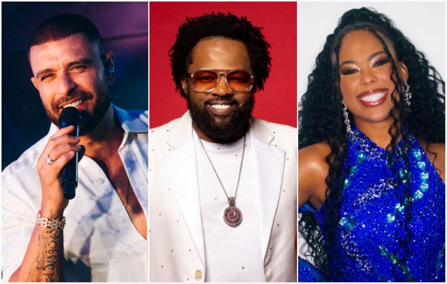 Diogo Nogueira, Xande de Pilares, MARVVILA e mais no palco do Camarote Portela na Sapucaí