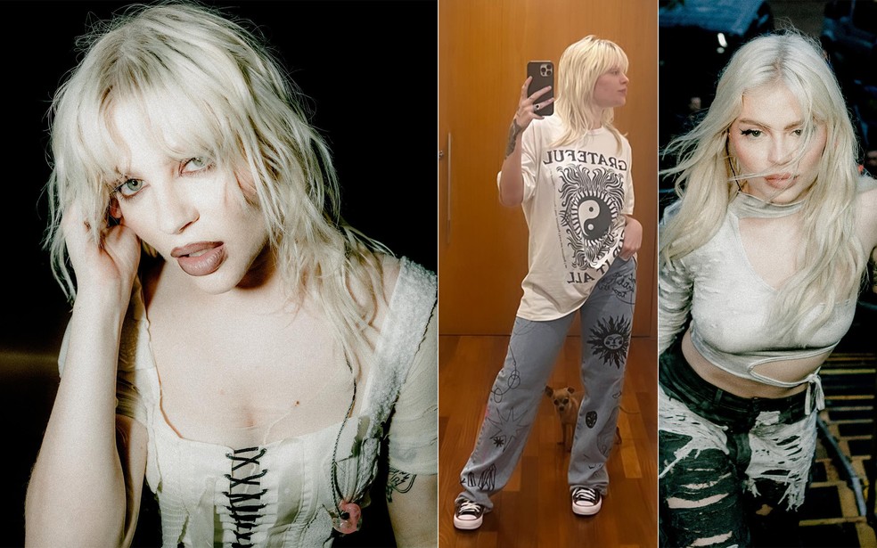 Luisa Sonza precisou passar por um corte químico após fazer vários procedimentos capilares — Foto: Reprodução/Instagram