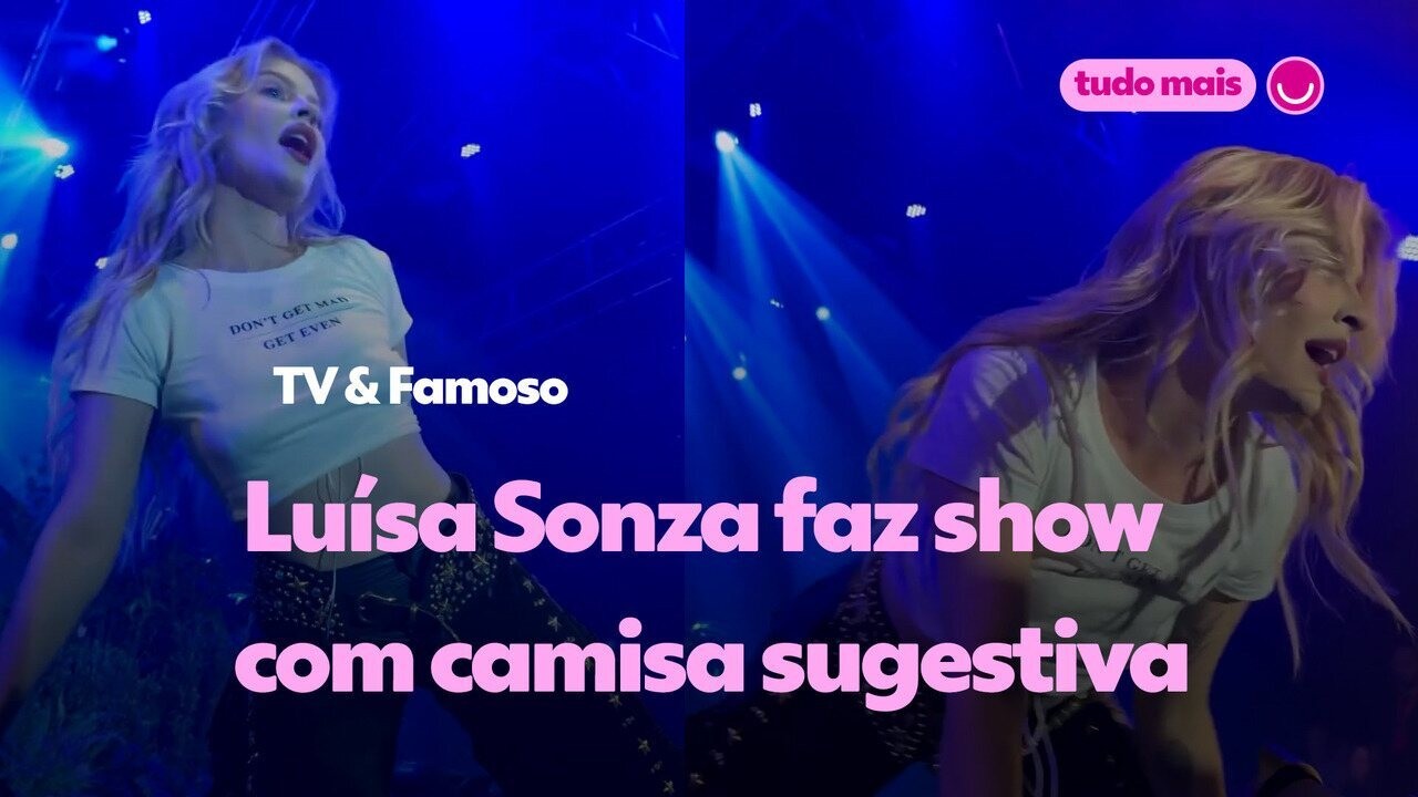Luísa Sonza usa camiseta com a frase: 'Não fique bravo, vingue-se' | Gshow