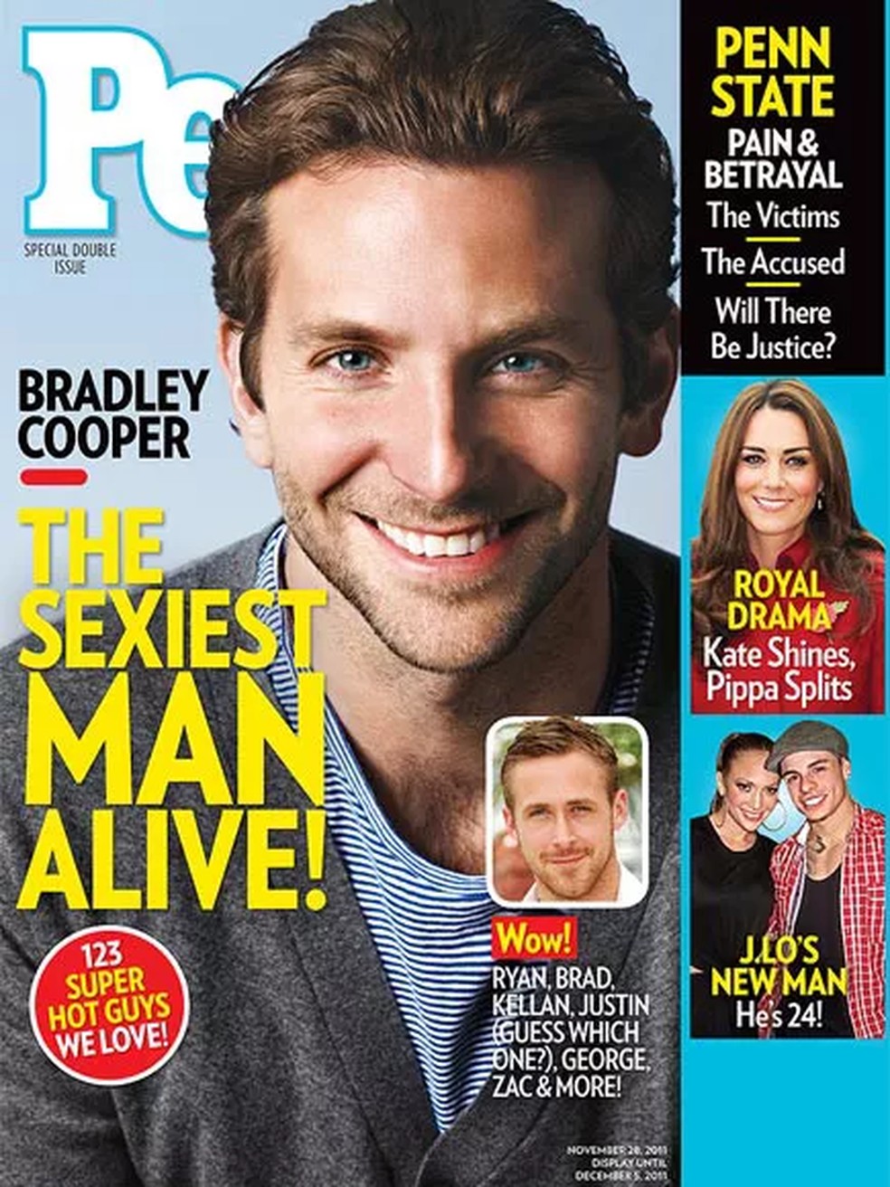 Bradley Cooper foi eleito homem mais sexy de 2011 — Foto: divulgação