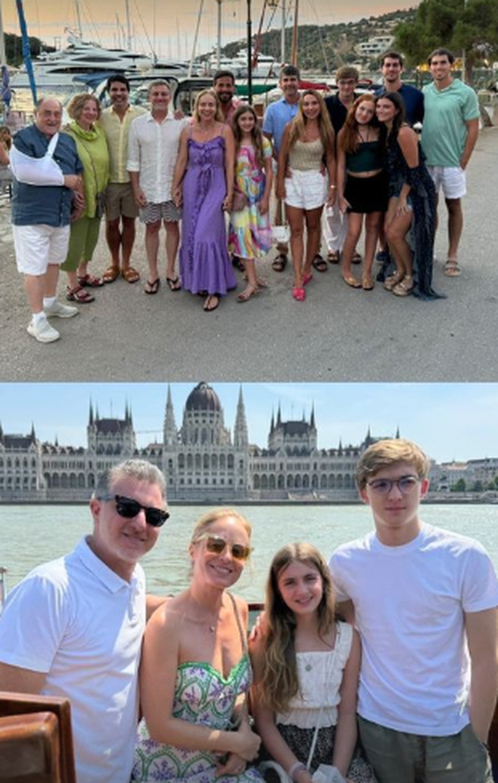 Angélica compartilha momentos em família — Foto: reprodução