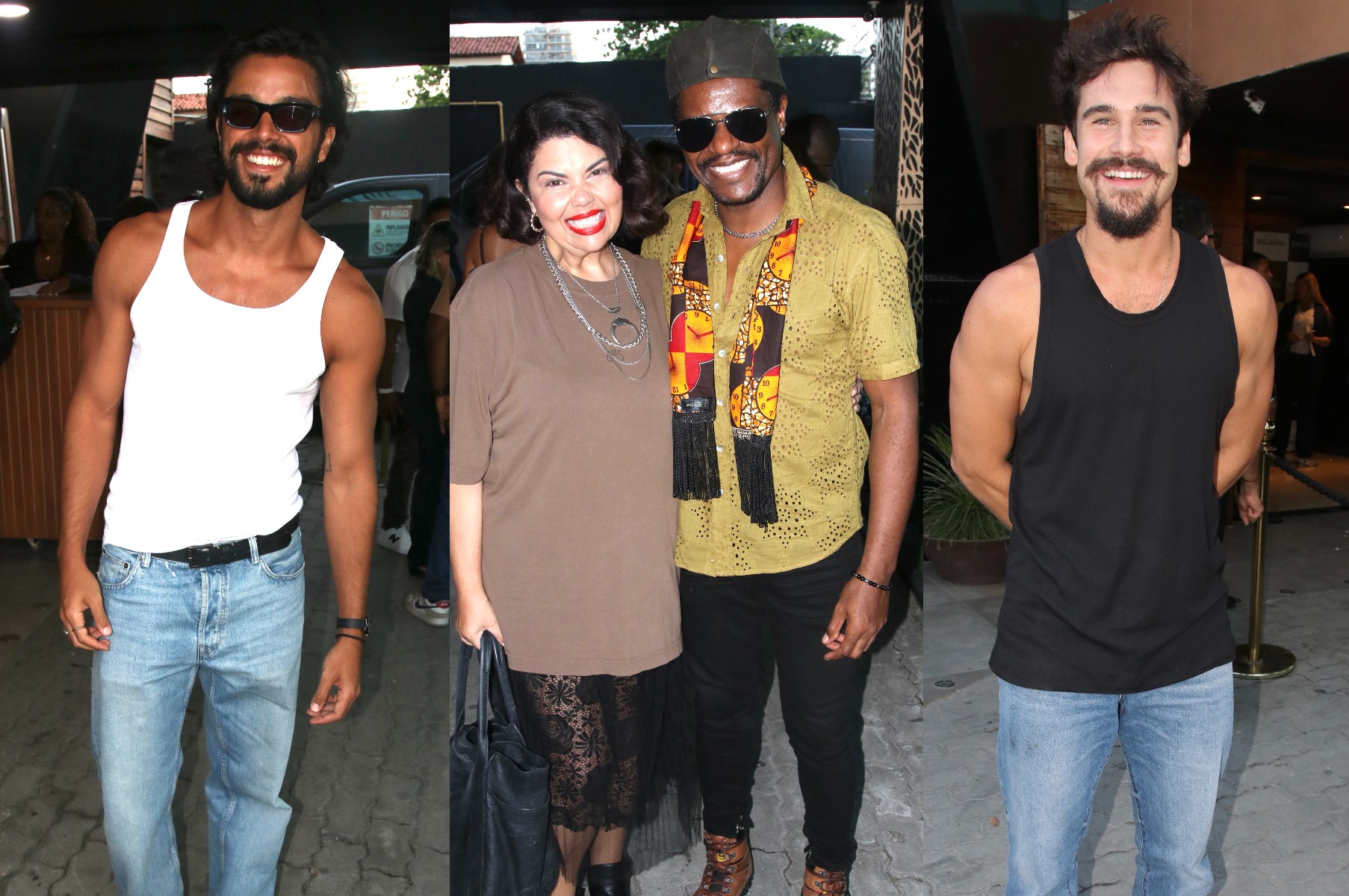 Elenco de A Nobreza do Amor se reúne para assistir ao 1º capítulo da novela