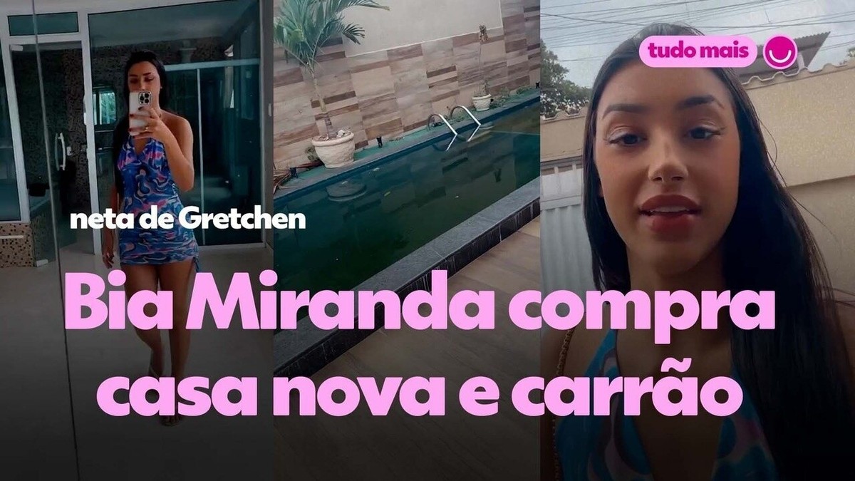 Bia Miranda mostra casa nova