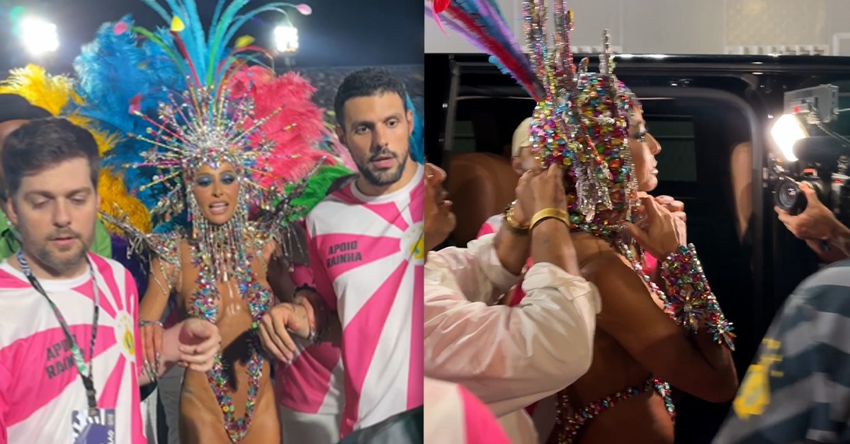 Maratona de Carnaval! Sabrina Sato sai correndo após desfile da Vila Isabel para chegar a SP: 'Vai dar tempo'