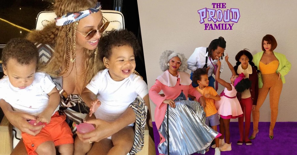 Gmeos de Beyonc completam 6 anos e chocam internautas  Foto: Reproduo/Instagram