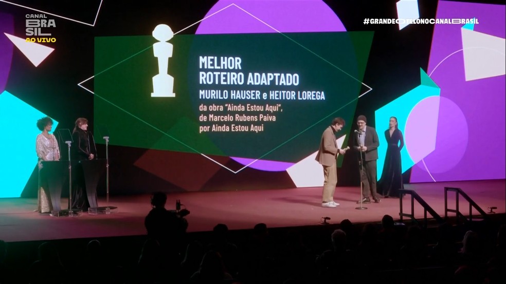 Ainda Estou Aqui vence o Prêmio Grande Otelo 2025 de Melhor Roteiro Adaptado — Foto: Canal Brasil