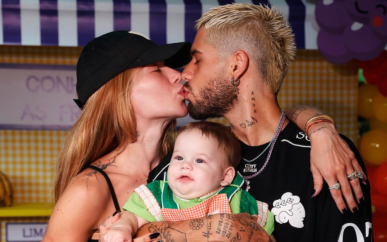 Virginia e Zé Felipe comemoram mesversário de José Leonardo com festa  temática de frutas