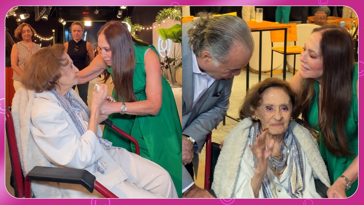 Susana Vieira e Tony Ramos têm encontro emocionante com Laura Cardoso