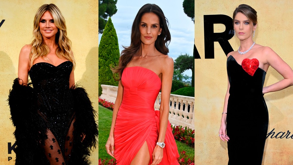 Famosos cruzam o tapete vermelho do baile de gala da amfAR no