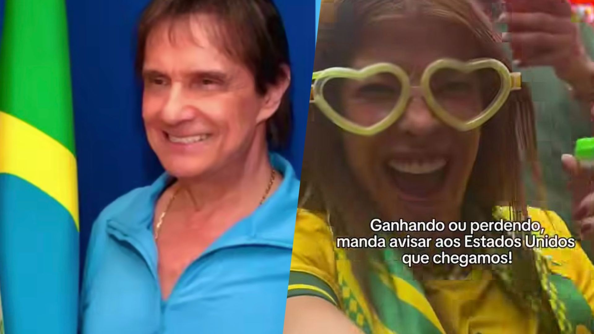 Famosos entram no clima de Copa do Mundo em dia de estreia da Seleção Brasileira