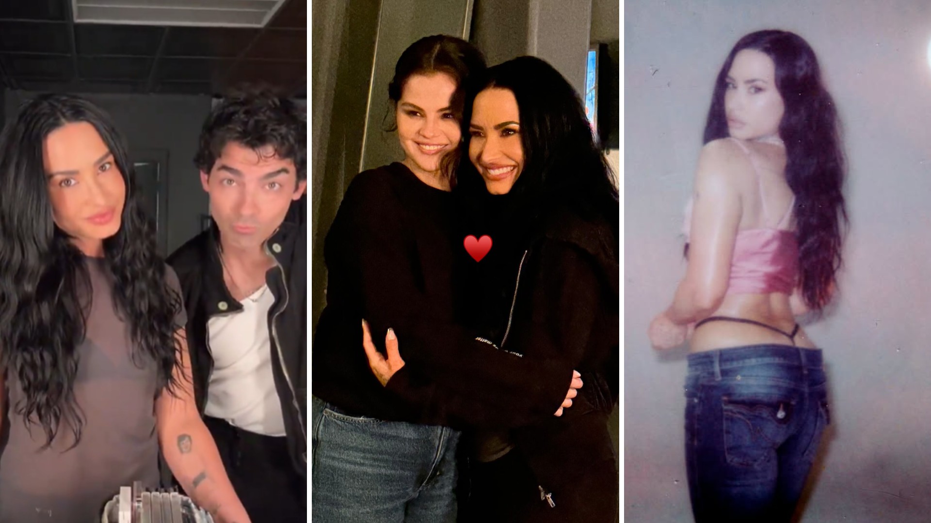 Joe Jonas no palco e Selena na plateia: veja como foi a estreia da turnê de Demi Lovato