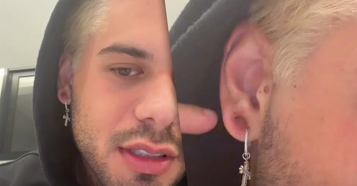 Zé Felipe mostra tratamento para rasgo na orelha: 'No dia que faz, fica feio mesmo'