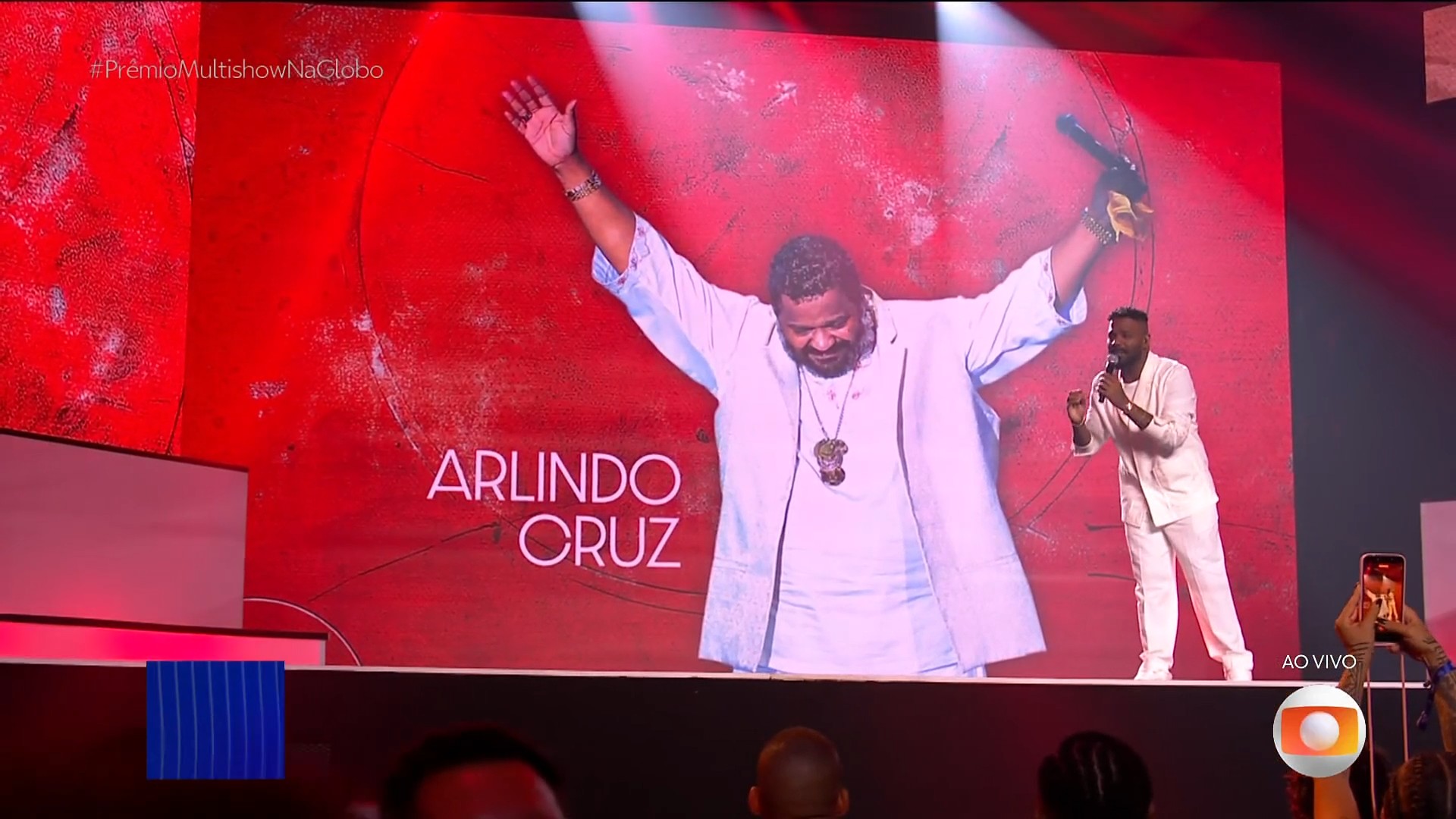 Arlindinho homenageia Arlindo Cruz no Prêmio Multishow 2025