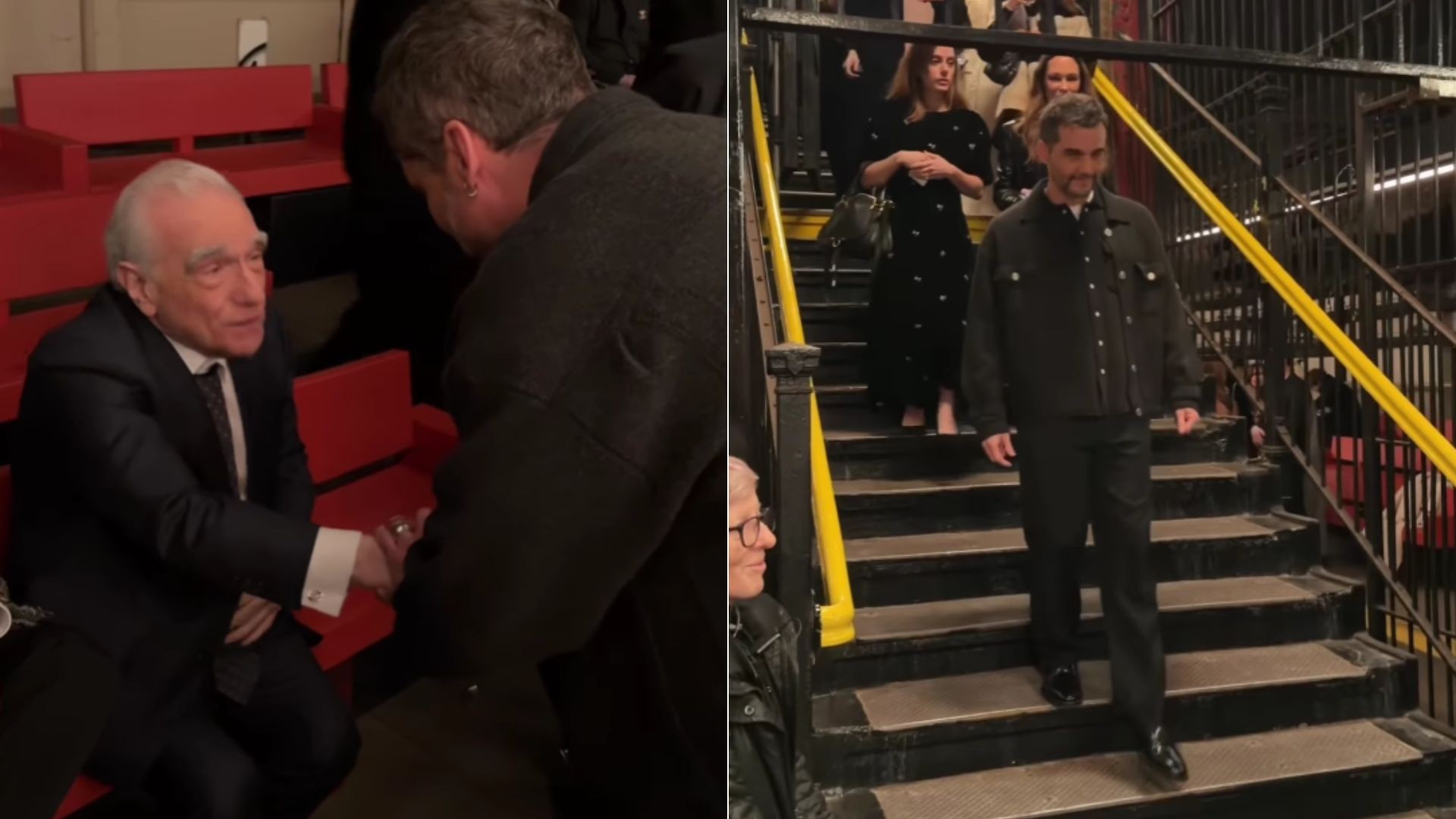 Wagner Moura conhece Martin Scorcese em desfile em Nova York