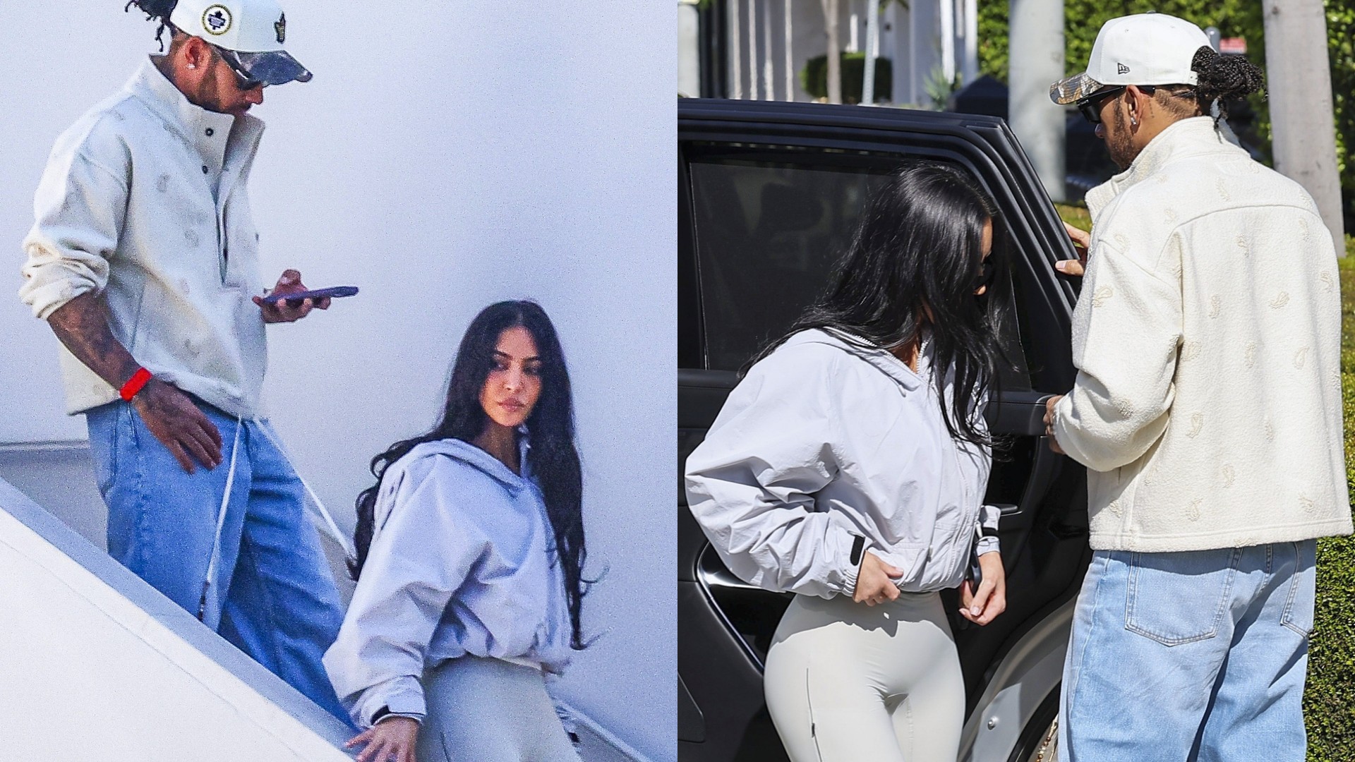 Lewis Hamilton e Kim Kardashian são flagrados juntos e alimentam rumores de affair