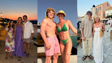 Angélica abre álbum de viagem em família com filhos