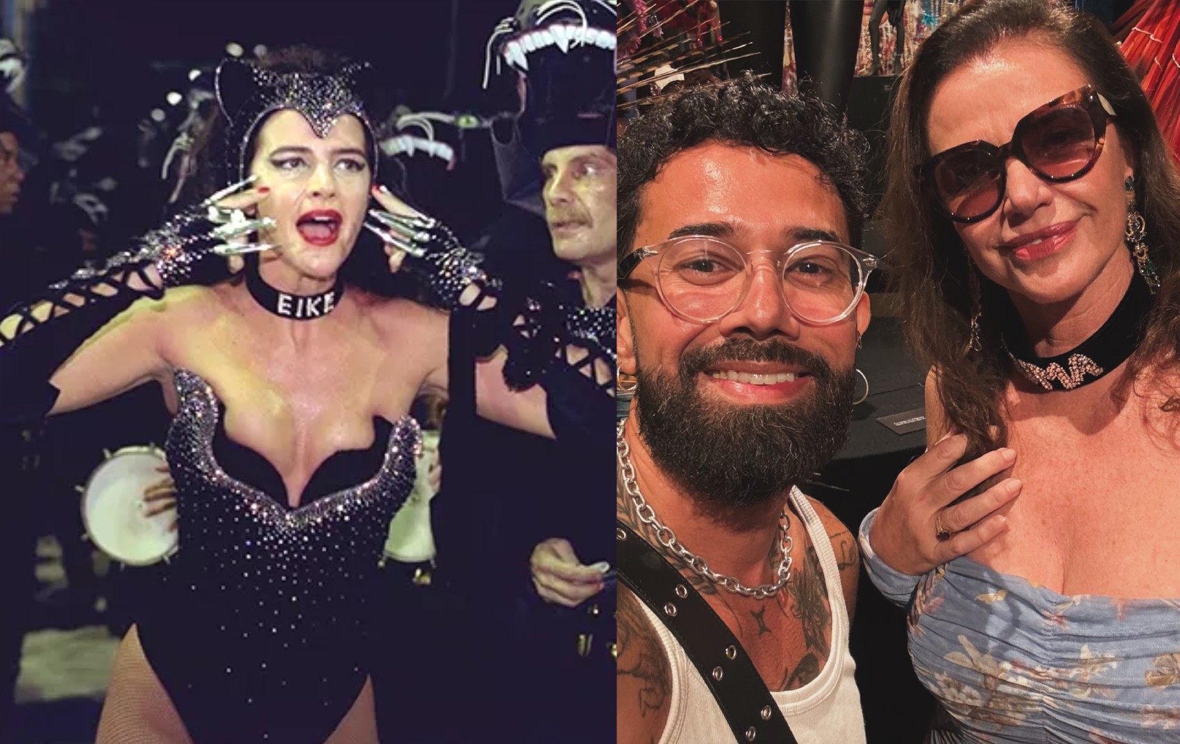 Ressignificou! Luma de Oliveira vai ao Rio Fashion Week usando coleira