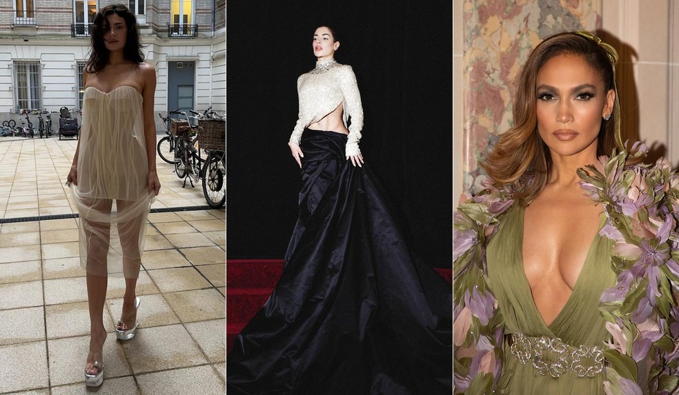 Kylie Jenner, Gkay e Jennifer Lopez prestigiam a Semana de Alta-Costura de Paris — Foto: Reprodução/Instagram