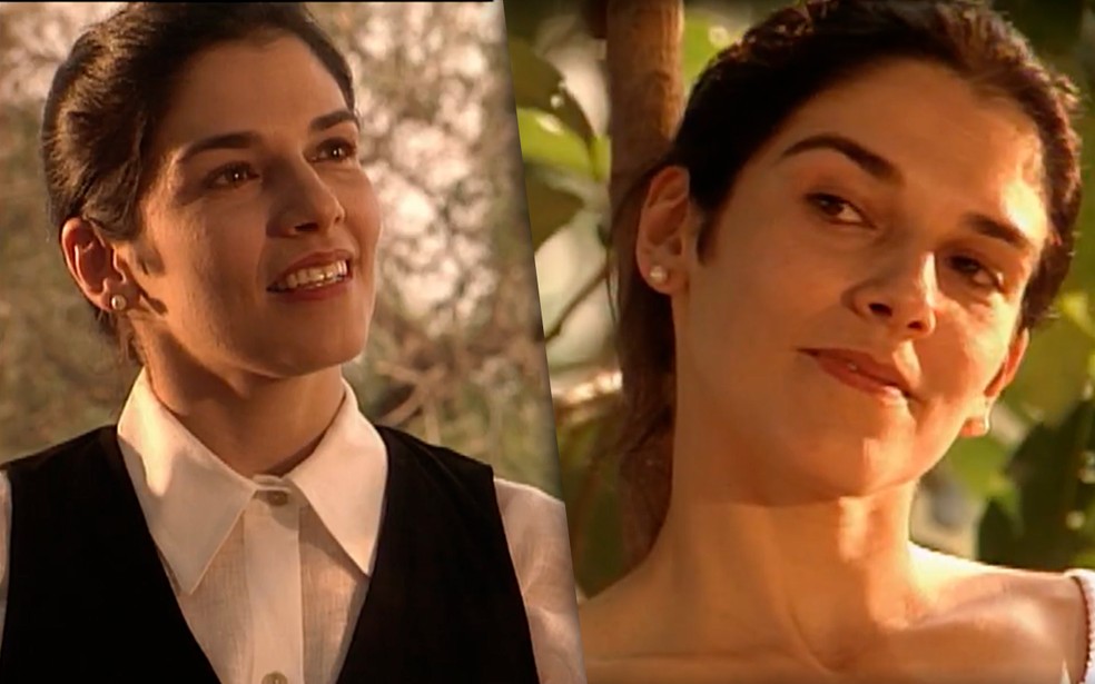 Aurora (Mara Carvalho) foi um grande affair de José Inocêncio em Renascer — Foto: Globo