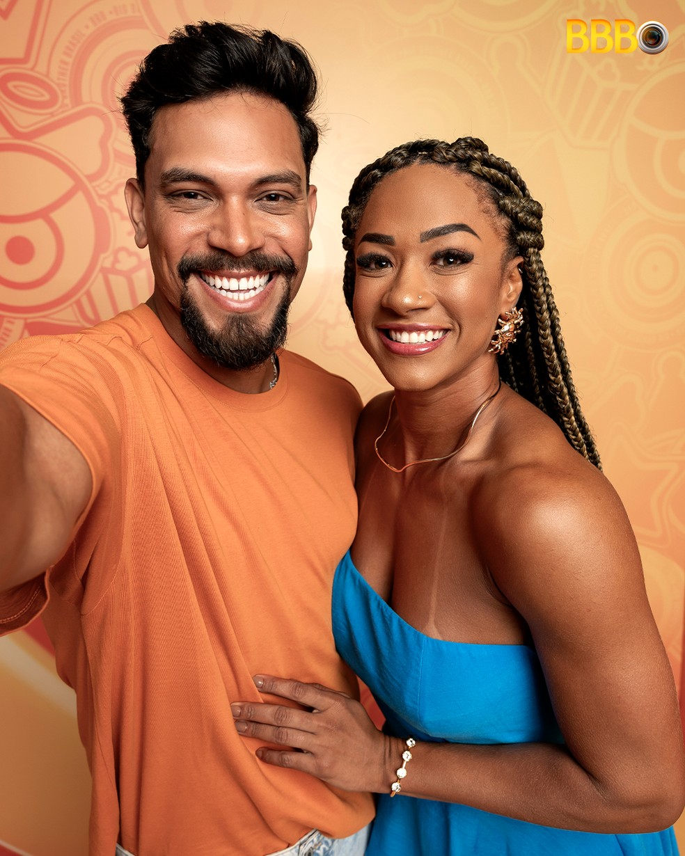 Vinícius e Aline são amigos — Foto: gshow