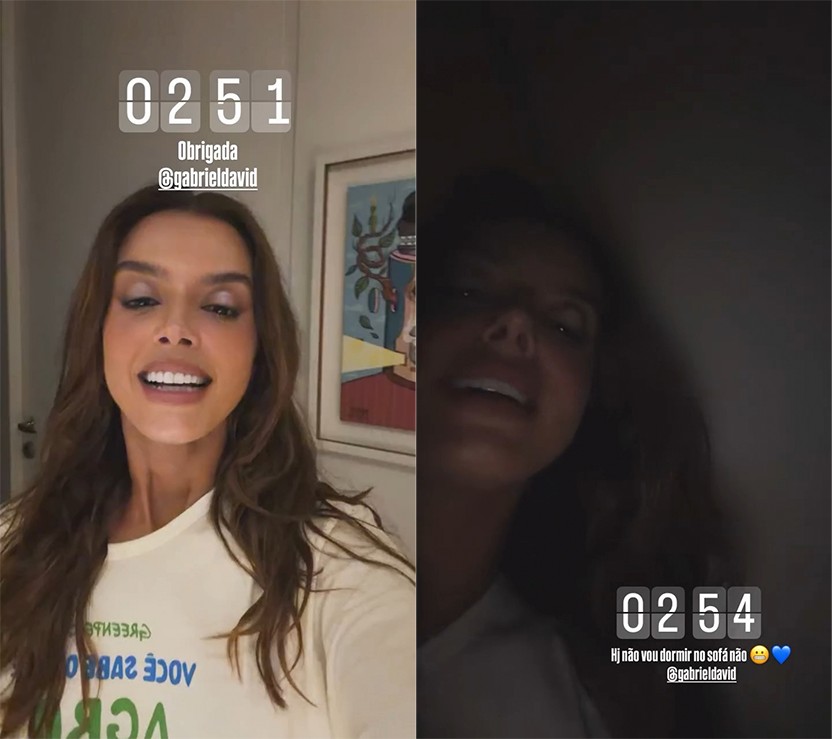 Giovanna Lancellotti passa perrengue após ensaio da Beija-Flor e fica trancada para fora de casa