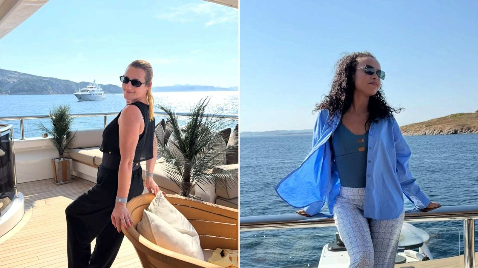 Babás de Virginia Fonseca curtem férias em superiate de luxo na Itália