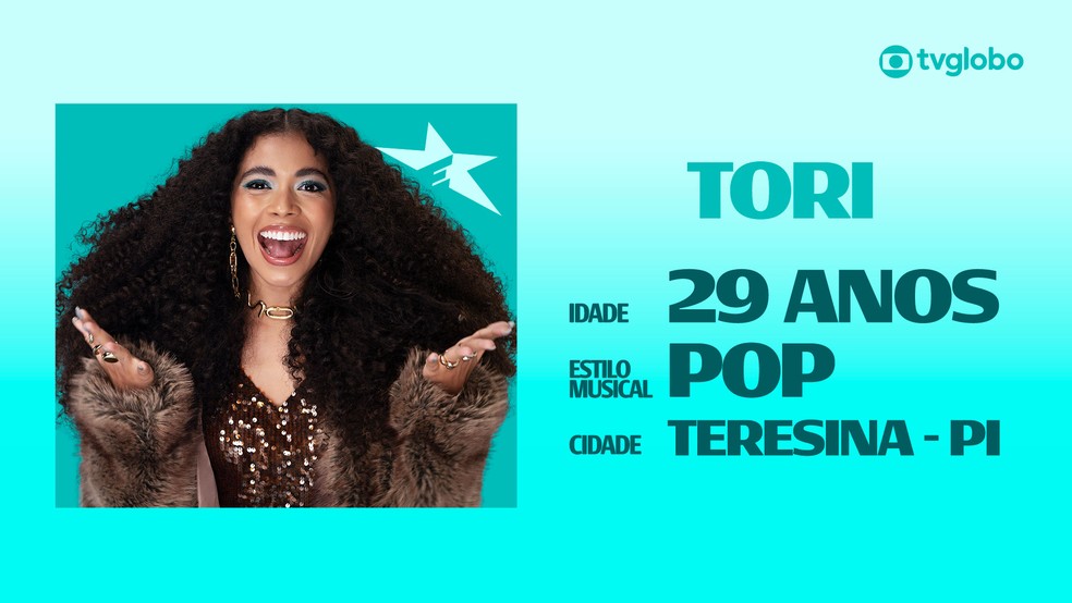 Tori é candidata do Pop do Estrelas da Casa — Foto: Globo