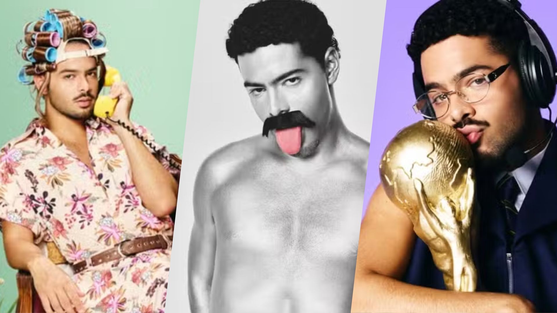 De Dona Hermínia a Galvão Bueno: as personalidades que Pedro Sampaio homenageou ao longo do carnaval