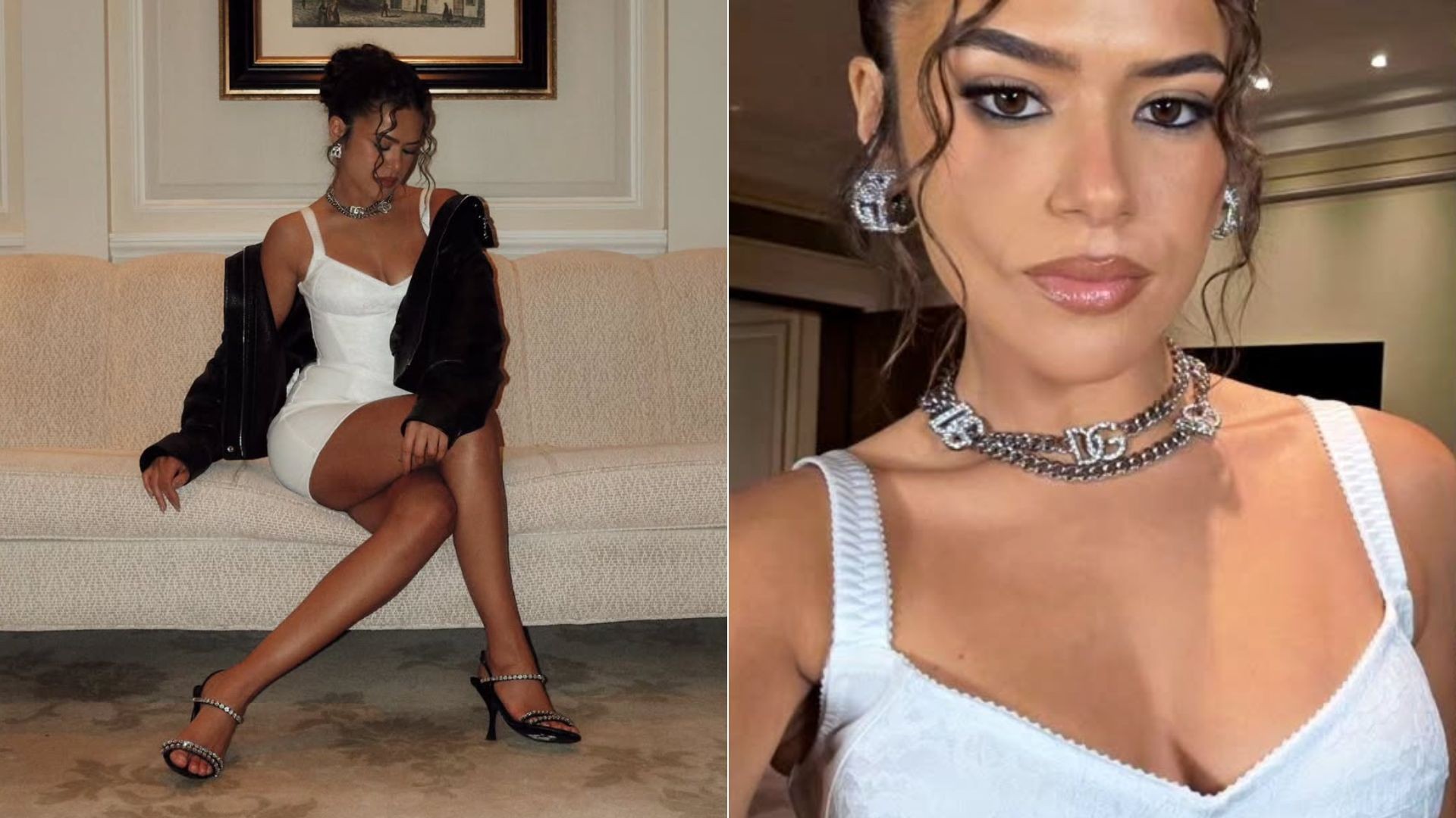 Maísa usa vestido de R$ 12,5 mil durante viagem ao Japão