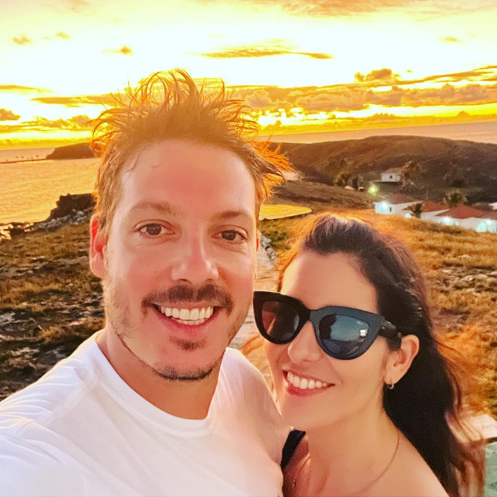 Fábio Porchat anuncia fim de casamento com Nataly Mega — Foto: Reprodução/Instagram