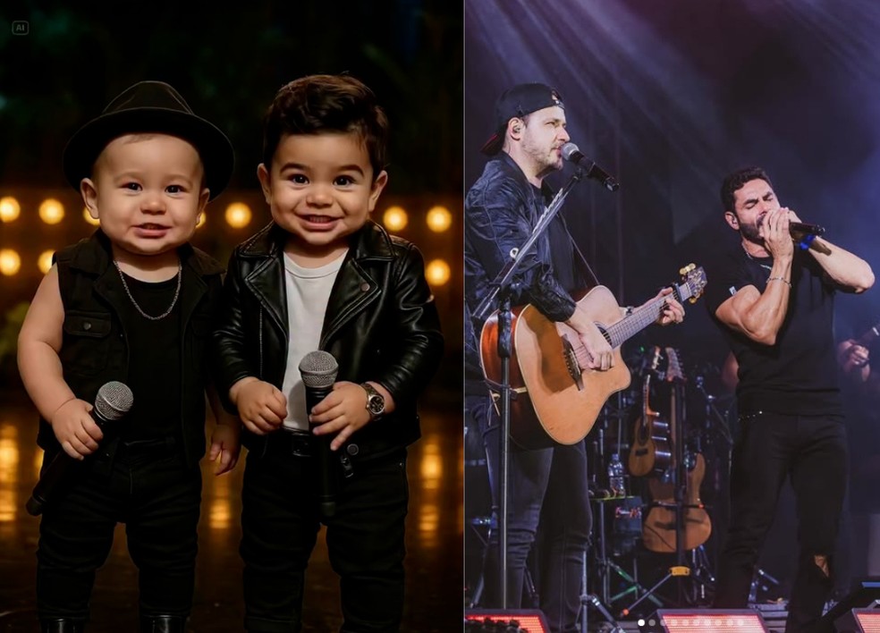 Israel e Rodolffo — Foto: Reprodução/Instagram