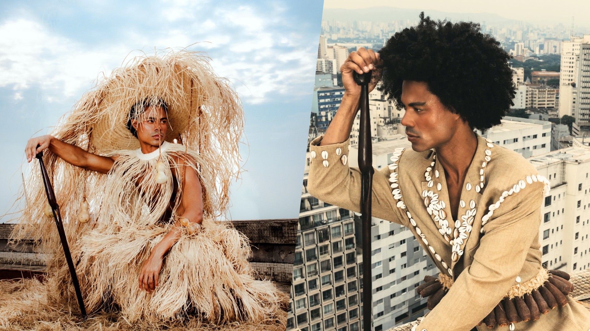 Breno, do BBB 26, faz ensaio com homenagem a orixá