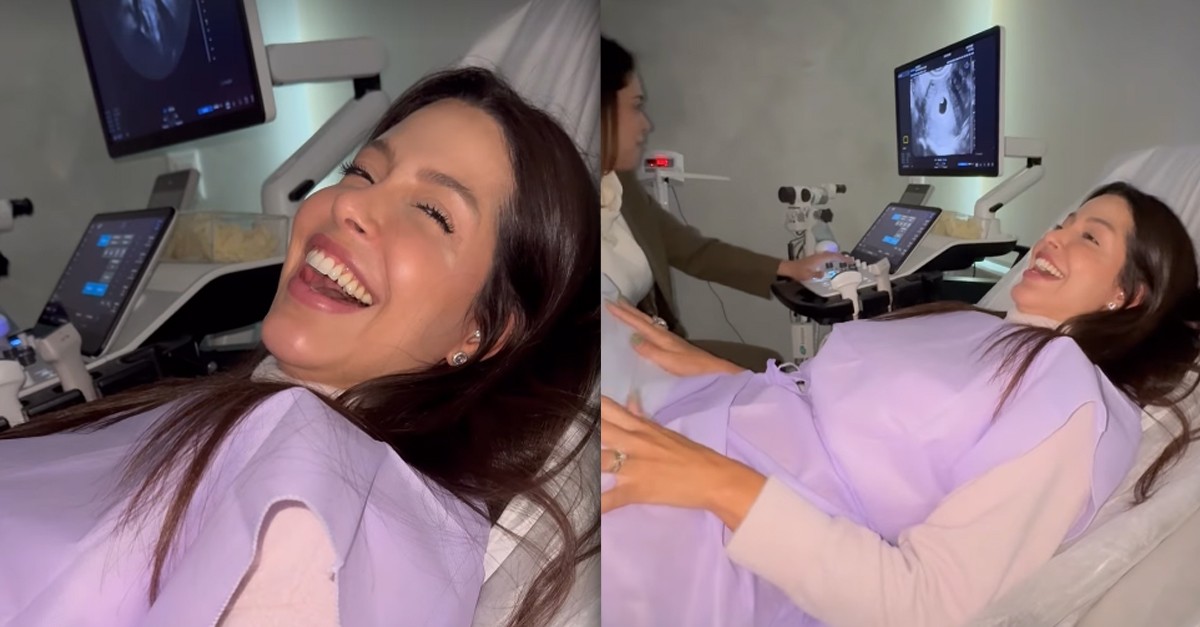 Laís Caldas mostra ultrassom de filho com Gustavo Marsengo: 'Te vimos pela primeira vez'