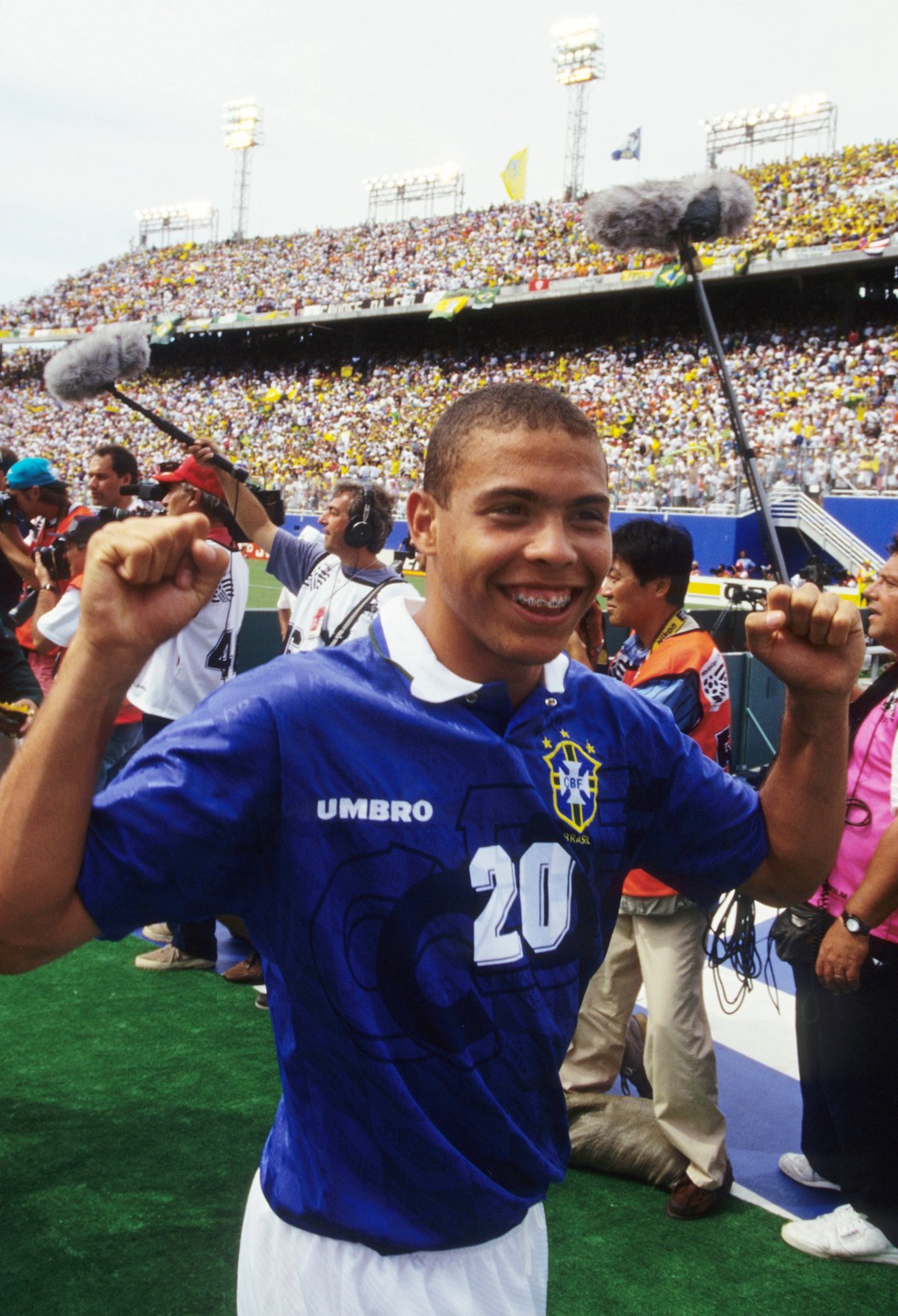 Ronaldo em 1994 na Copa do Mundo — Foto: Reuters