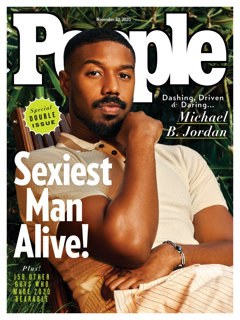 O ator Michael B. Jordan foi eleito o homem mais sexy do mundo em 2020 pela revista 'People' — Foto: Divulgação / People
