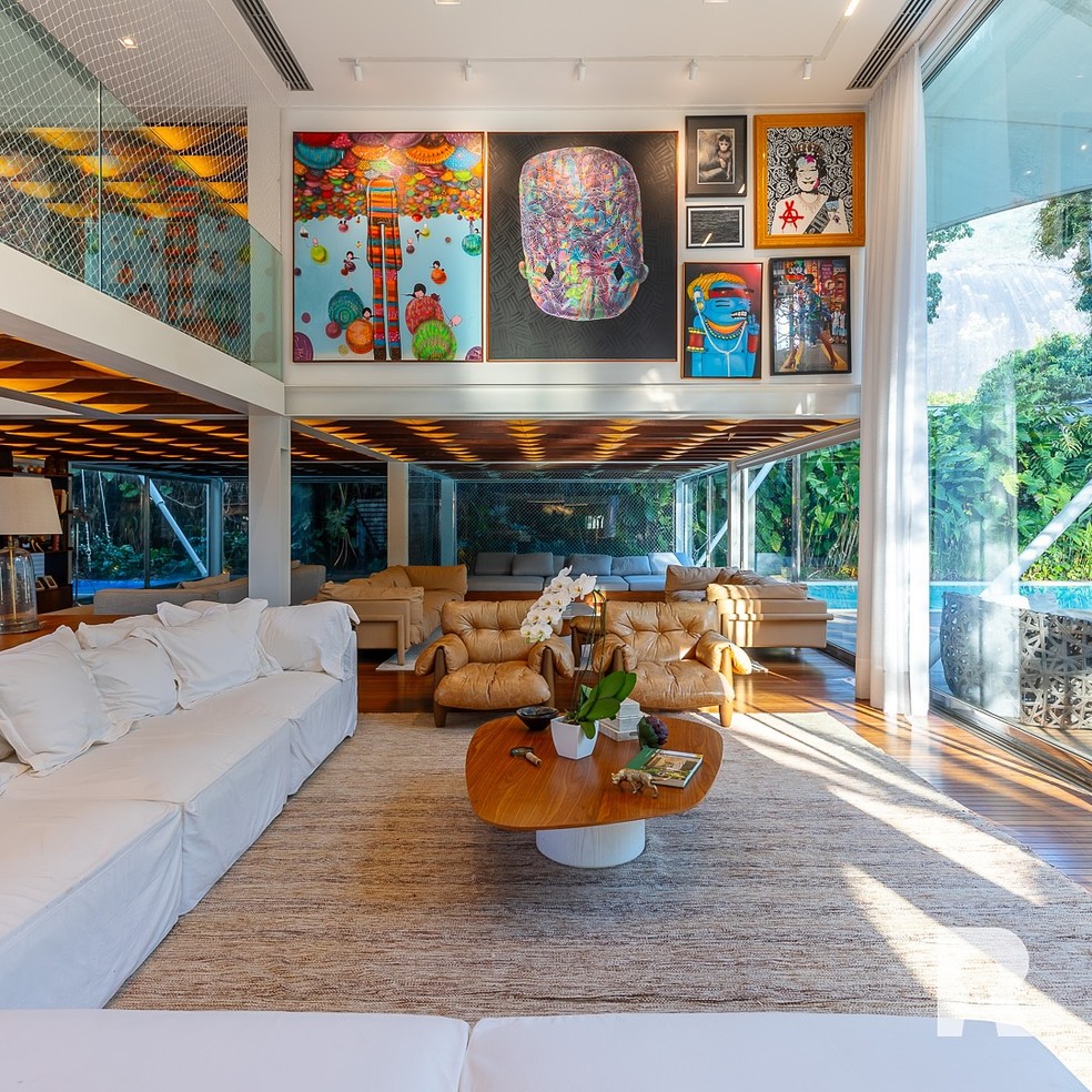 Casa de Bruno Gagliasso e Giovanna Ewbank — Foto: Realler Imóveis/Reprodução Instagram