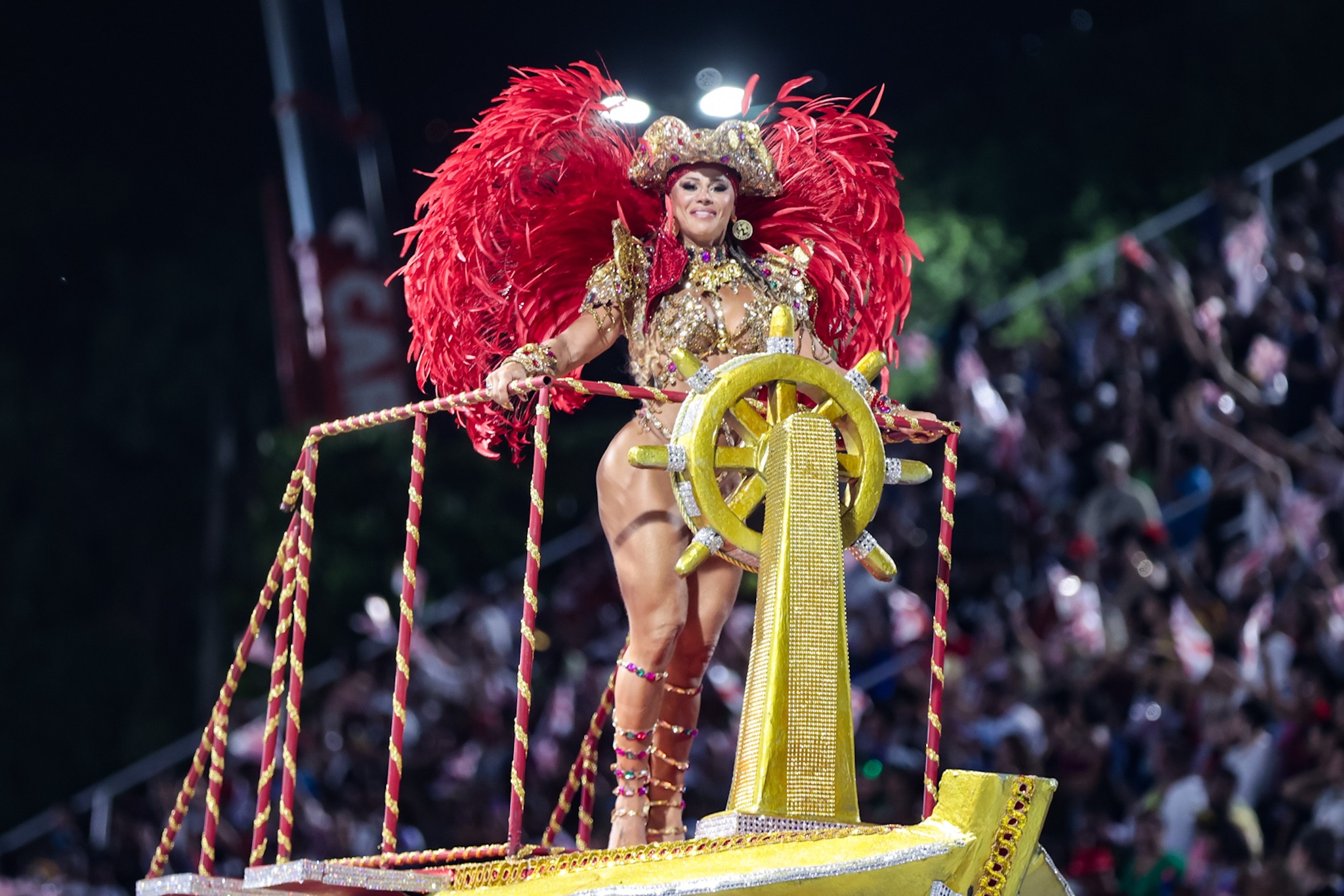 Viviane Araujo faz post sobre Carnaval e é exaltada por celebridades: 'Você é a maior'