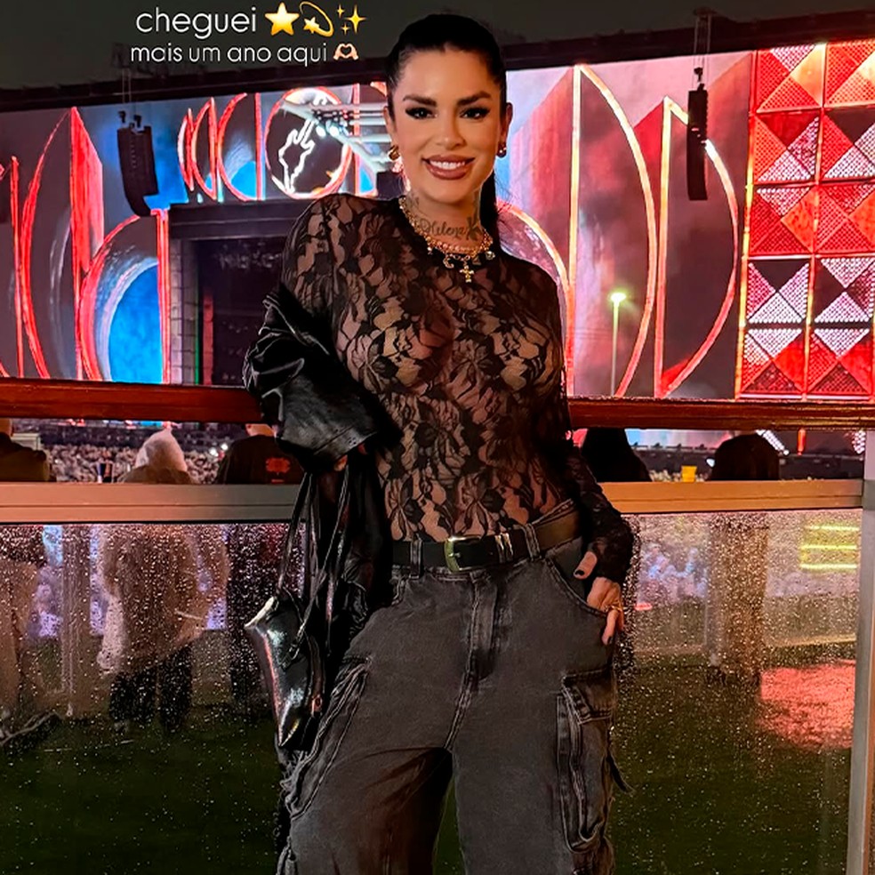 Gabriela Andrade no Rock in Rio 2026 — Foto: Instagram
