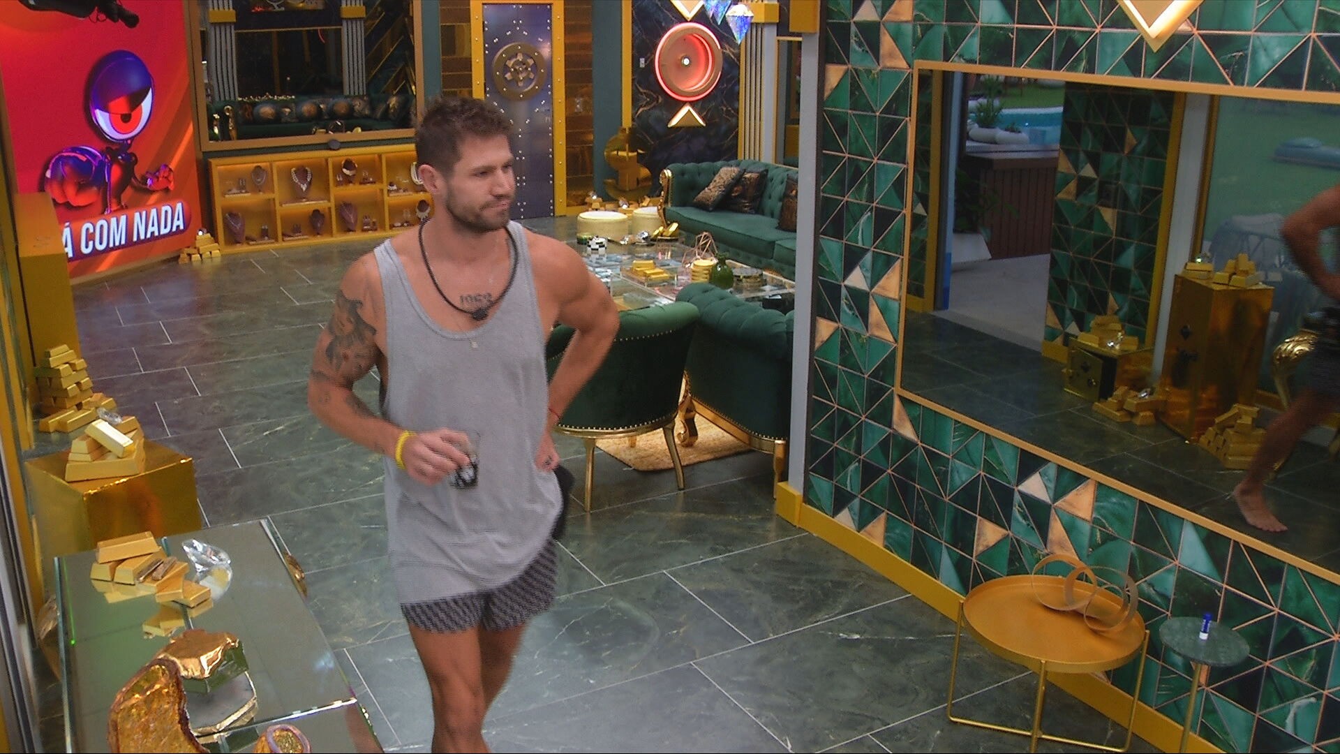Participantes vão para o Tá Com Nada após Jonas Sulzbach perder estalecas na cozinha da Xepa