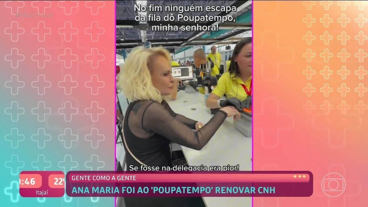 Ana Maria Braga conta como foi renovar documentos em São Paulo e se diverte ao lembrar momento: ‘Bati piano ali’