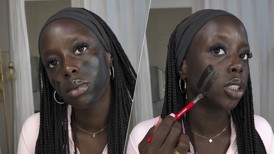 Racismo cosmético: especialistas comentam sobre a marca que lançou 'tinta preta' como tom de base - Foto: (Reprodução/Instagram)