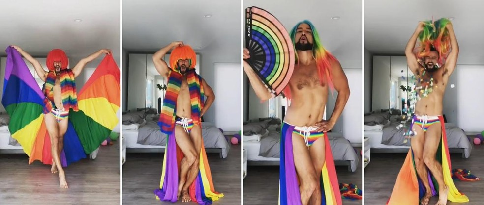 Mark Kanemura fez sucesso em vídeo ao som de "Cut To The Feeling", de Carly Rae Jepsen — Foto: Reprodução/Instagram