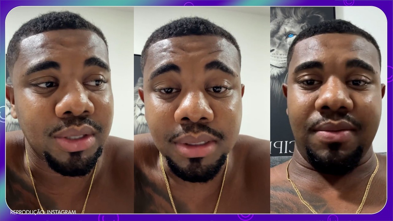 Após anunciar gravidez, Davi Brito fala sobre mãe de seu filho, Adriana: 'Ela quer ficar sozinha'