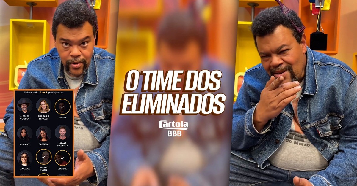 Babu Santana monta time no Cartola BBB e surpreende ao escolher sister: 'Muito inteligente'